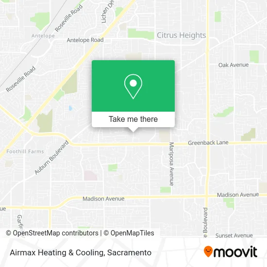Mapa de Airmax Heating & Cooling
