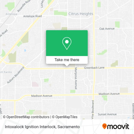 Intoxalock Ignition Interlock map