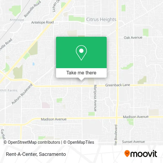 Mapa de Rent-A-Center