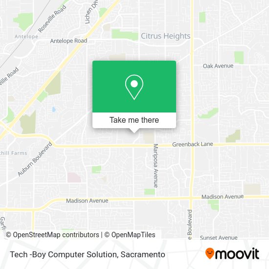 Tech -Boy Computer Solution map
