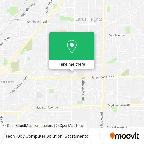 Mapa de Tech -Boy Computer Solution