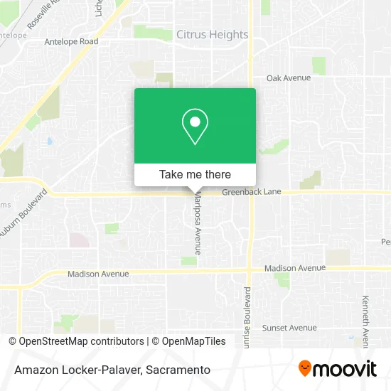 Amazon Locker-Palaver map