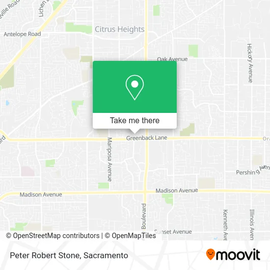 Mapa de Peter Robert Stone