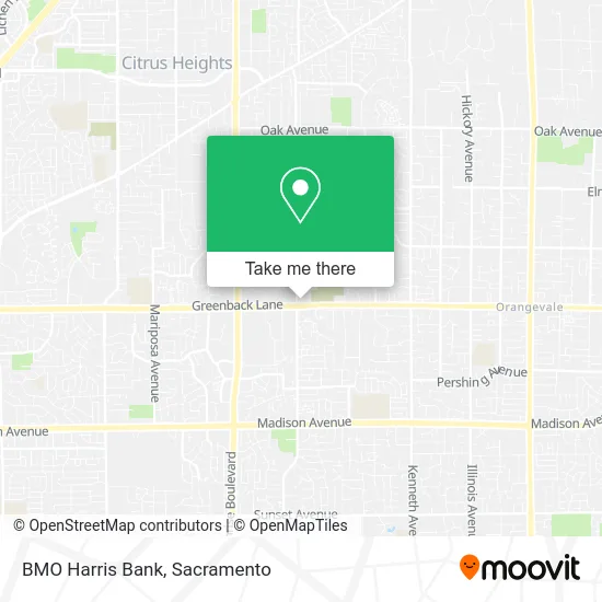BMO Harris Bank map