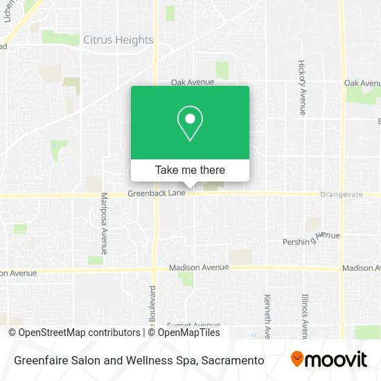 Mapa de Greenfaire Salon and Wellness Spa