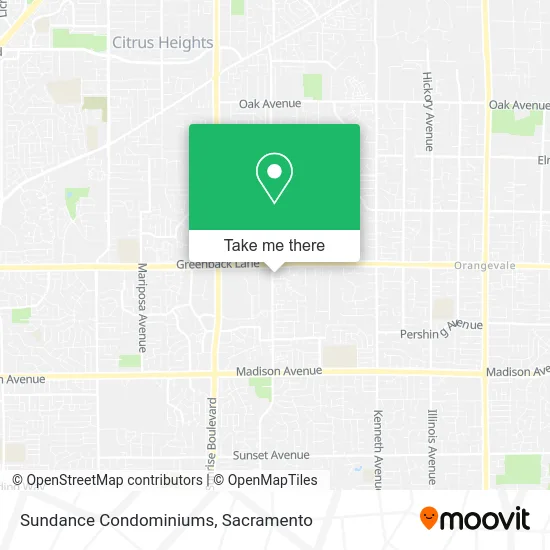 Mapa de Sundance Condominiums