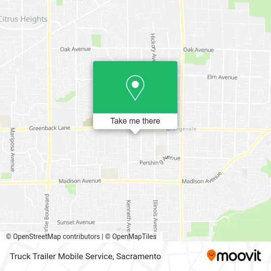 Truck Trailer Mobile Service map