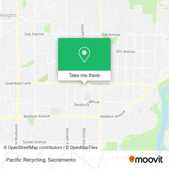 Pacific Recycling map