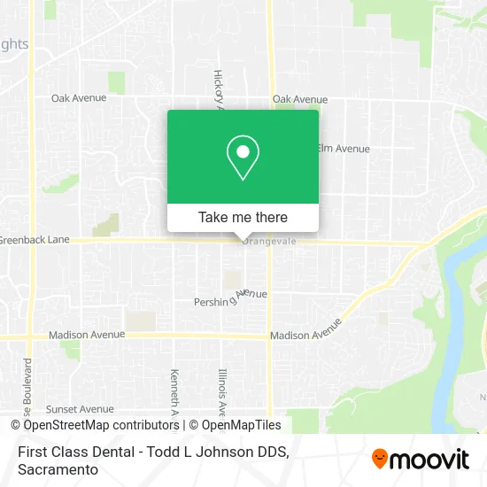 Mapa de First Class Dental - Todd L Johnson DDS