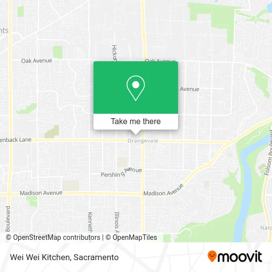 Mapa de Wei Wei Kitchen