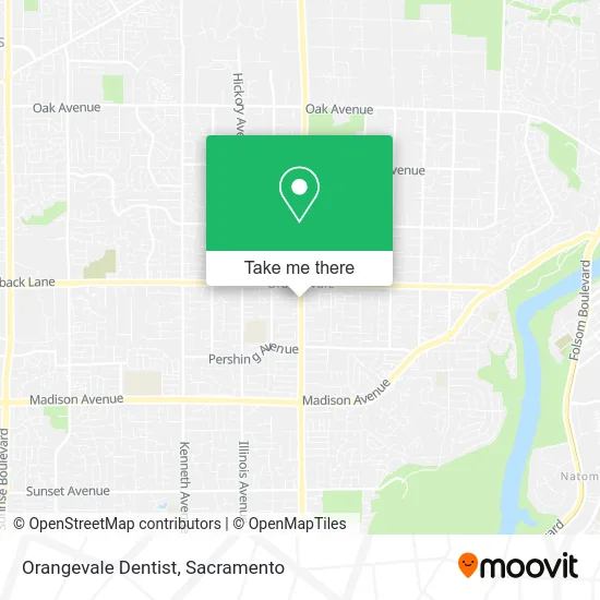 Mapa de Orangevale Dentist