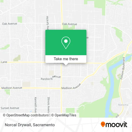 Mapa de Norcal Drywall