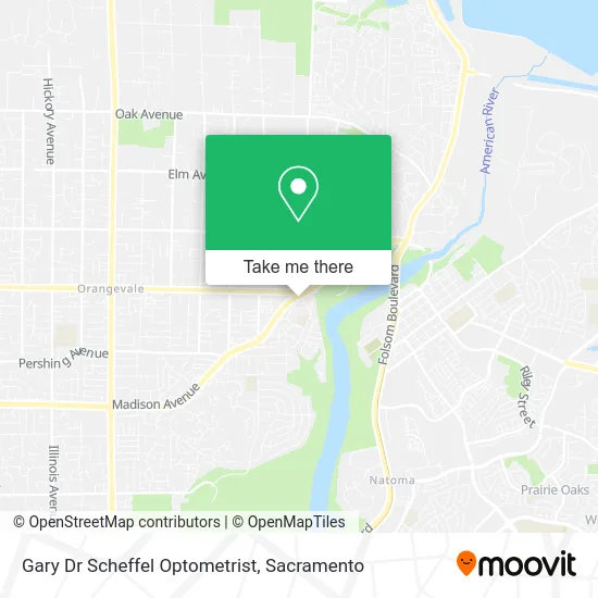 Gary Dr Scheffel Optometrist map