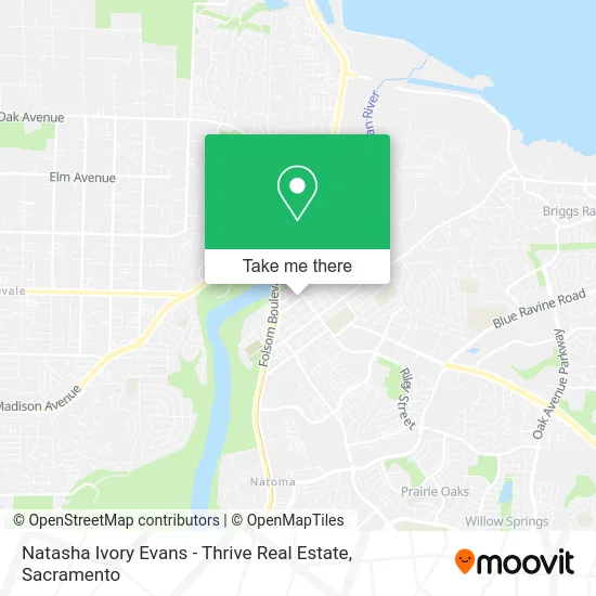 Mapa de Natasha Ivory Evans - Thrive Real Estate