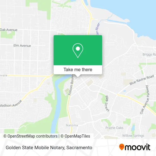 Mapa de Golden State Mobile Notary