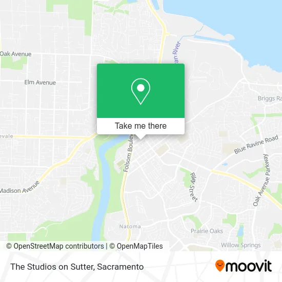 Mapa de The Studios on Sutter