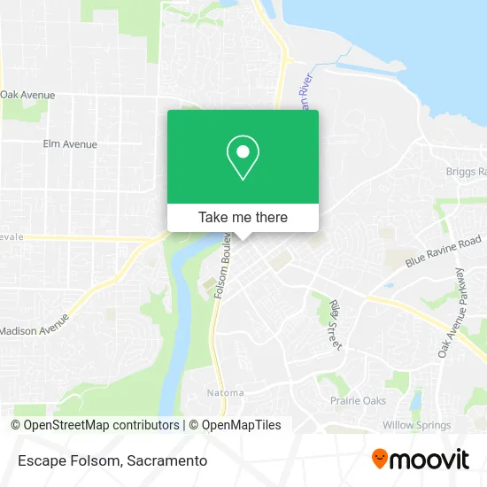 Mapa de Escape Folsom