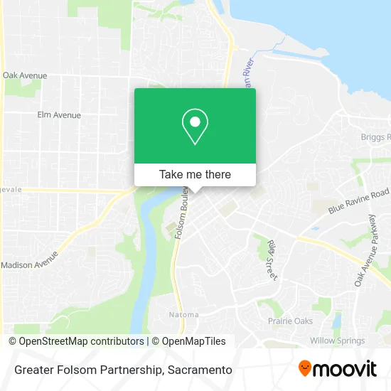Mapa de Greater Folsom Partnership