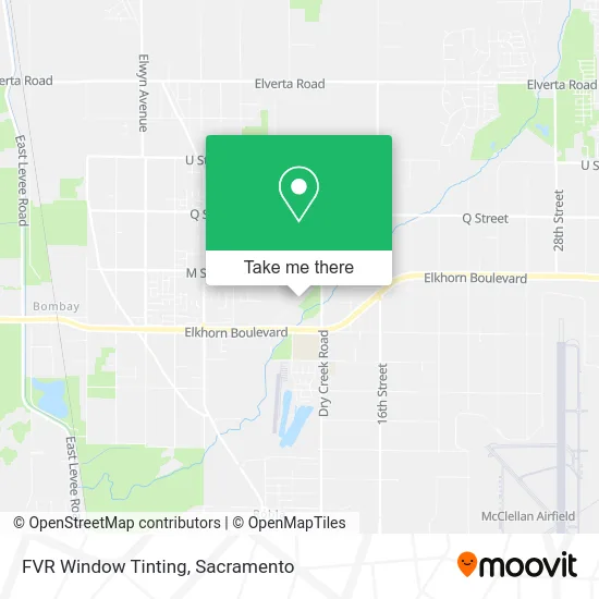Mapa de FVR Window Tinting