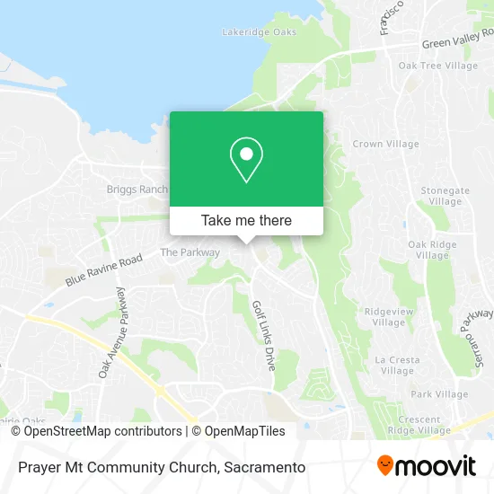 Prayer Mt Community Church map