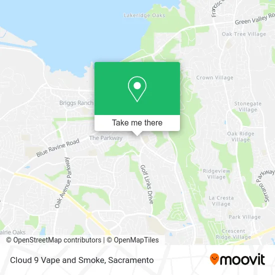 Cloud 9 Vape and Smoke map