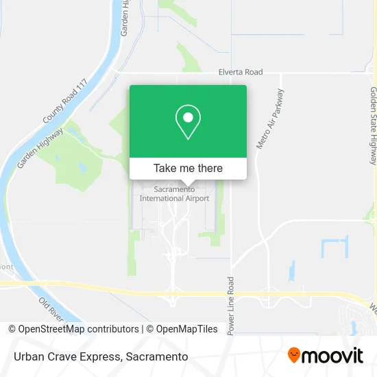 Urban Crave Express map