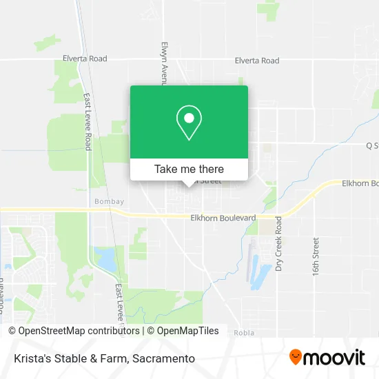 Krista's Stable & Farm map