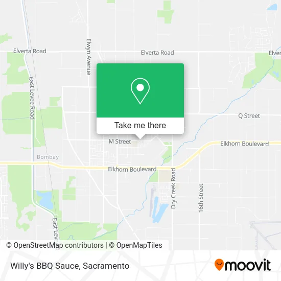 Willy's BBQ Sauce map