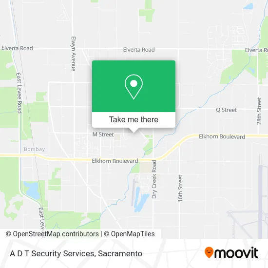 A D T Security Services map