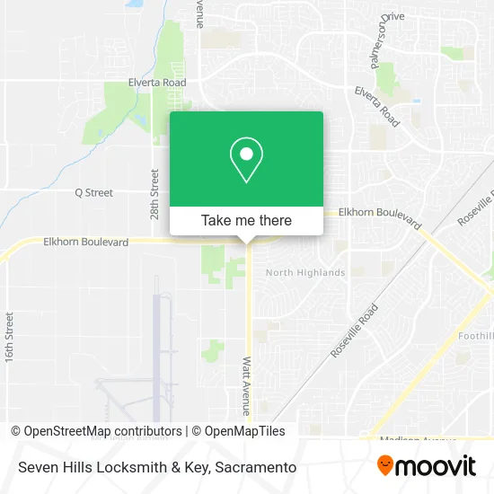 Mapa de Seven Hills Locksmith & Key