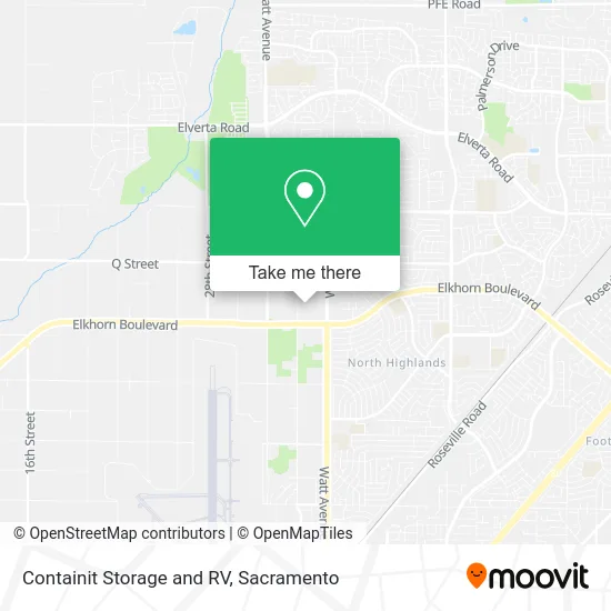 Mapa de Containit Storage and RV