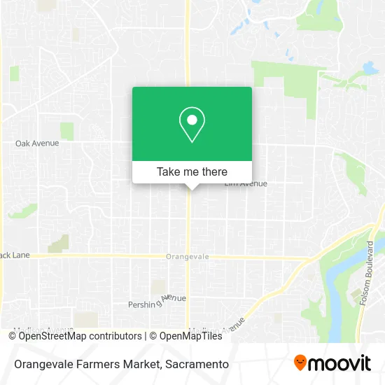 Mapa de Orangevale Farmers Market