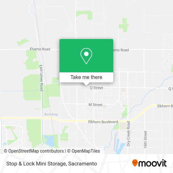 Stop & Lock Mini Storage map