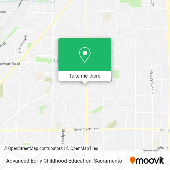 Advanced Early Childhood Education map