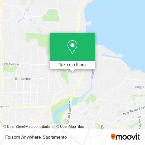 Folsom Anywhere map