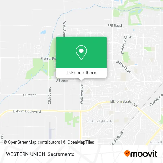 Mapa de WESTERN UNION