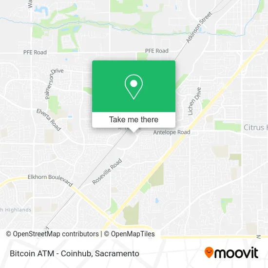 Mapa de Bitcoin ATM - Coinhub