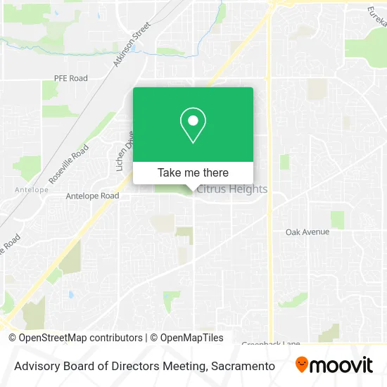 Mapa de Advisory Board of Directors Meeting