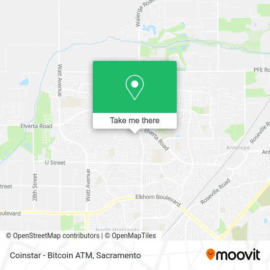 Mapa de Coinstar - Bitcoin ATM