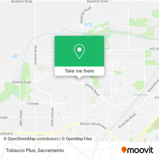 Mapa de Tobacco Plus