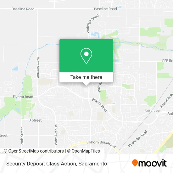 Mapa de Security Deposit Class Action