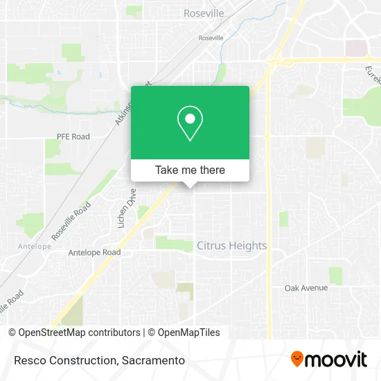Resco Construction map