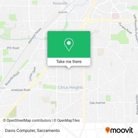 Davis Computer map