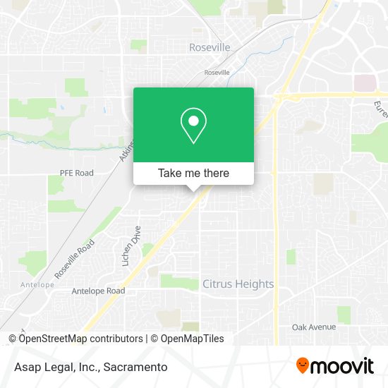 Asap Legal, Inc. map