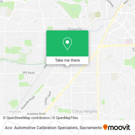 Acs- Automotive Calibration Specialists map