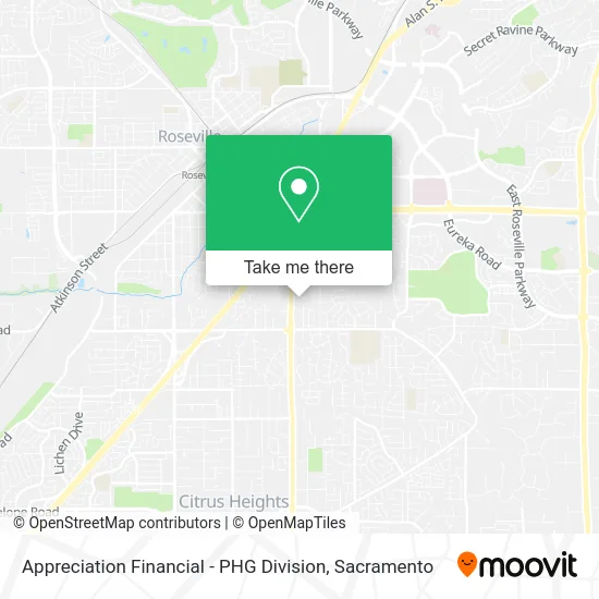 Appreciation Financial - PHG Division map