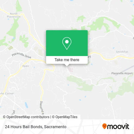 24 Hours Bail Bonds map