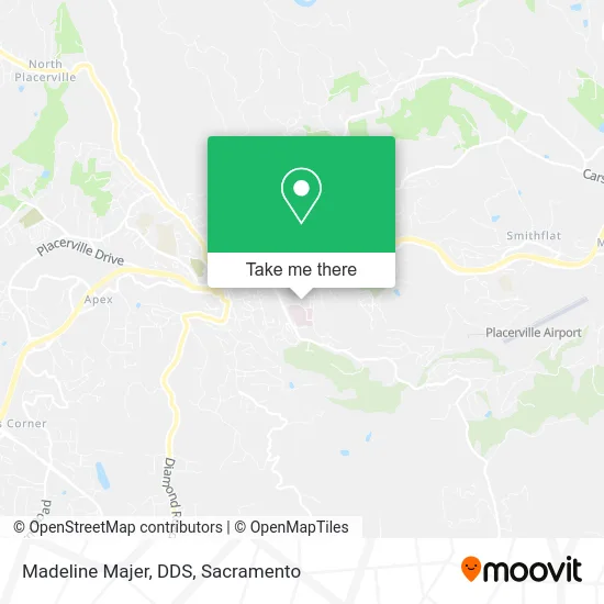 Madeline Majer, DDS map