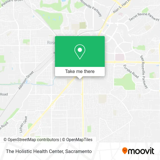 The Holistic Health Center map