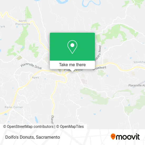 Dolfo's Donuts map